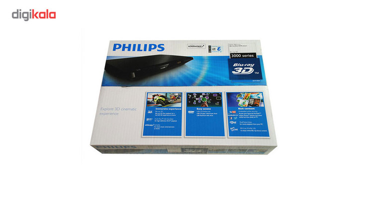 دستگاه پخش Blu-ray هوشمند 3 بعدی فیلیپس مدل BDP3480