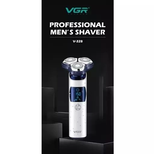 سه تیغ حرفه ای ضدآب وی جی ار مدل vgr v- 328 شیور ریش تراش ماشین اصلاح