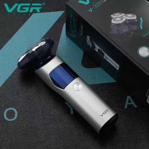 سه تیغ حرفه ای ضدآب وی جی ار مدل vgr v- 328 شیور ریش تراش ماشین اصلاح