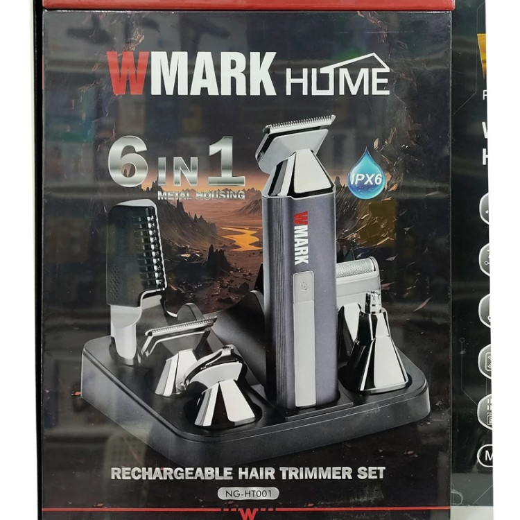 ماشین اصلاح 6 کاره حرفه ای دبلیو مارک مدل HT001 WMARK