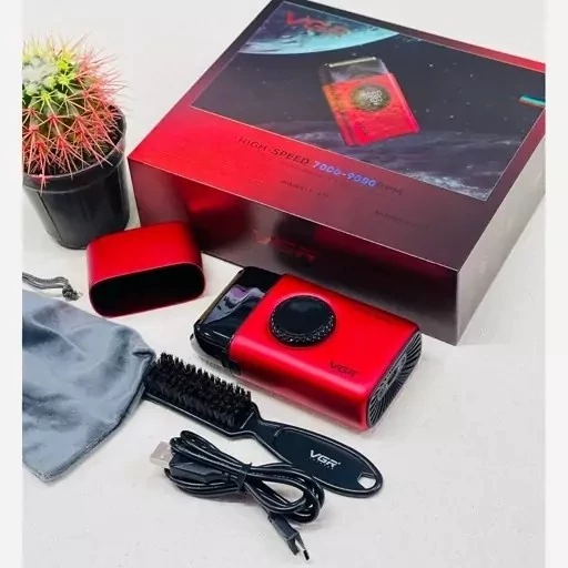 شیور شارژی وی جی آر VGR V-377  ماشین اصلاح ریش تراش