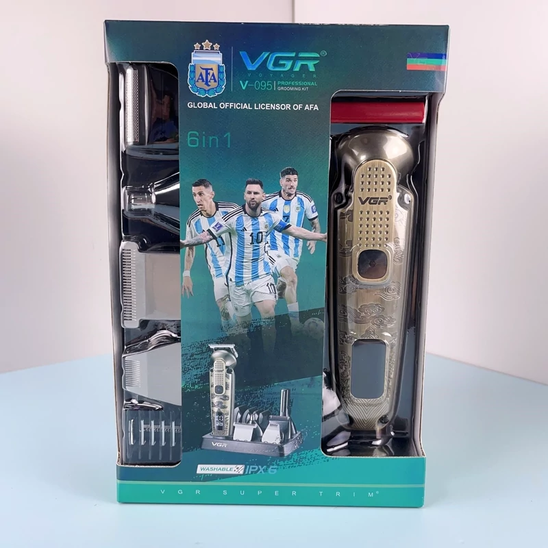 ماشین اصلاح چند کاره ضد اب وی جی ار مدل V-103 و  V-102  و  VGR V-095 کیفیت عالی ریش تراش شیور خط زن حجم زن موزر