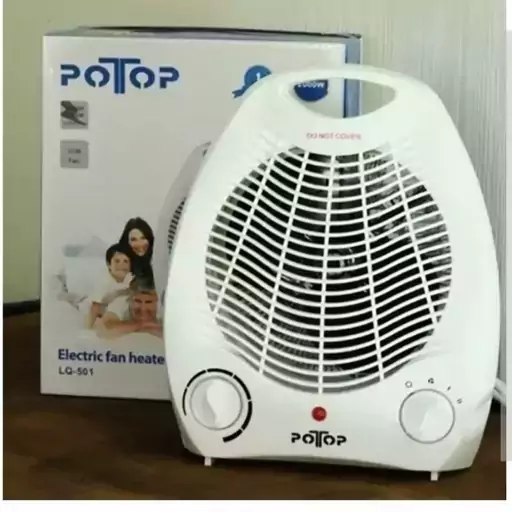 بخاری برقی فن دار ، رومیزی 2000 وات پوتوپPOTOP