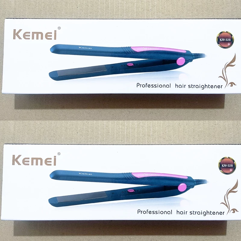 اتو مو حرفه ای کیمی مدل Kemei KM-328 صفحه باریک