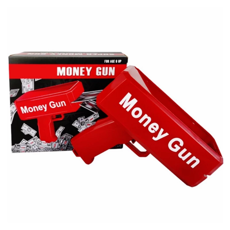 تفنگ پول پاش Monay Gun + دلار 100 عددی