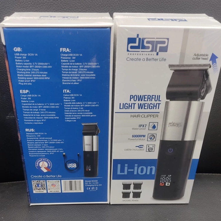 ماشین اصلاح ضد آب دی اس پی dsp 90456 کیمی vgr موزر ریش تراش قیمت و خرید ماشین اصلاح ریش تراش
