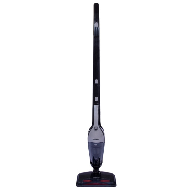 جارو شارژی عصایی گوسونیک مدل GSV-1122 با ظرفیت مخزن 800 میلی‌لیتر، باتری لیتیوم‌یونی 22.5 ولت، قابلیت تنظیم مکش در 2 سرعت و حالت توربو، فیلتر هپا و شارژدهی تا 40 دقیقه در سرعت عادی