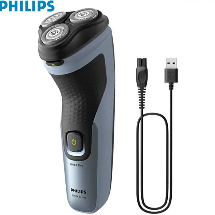 ماشین اصلاح فیلیپس X3063 آبی ضد آب
