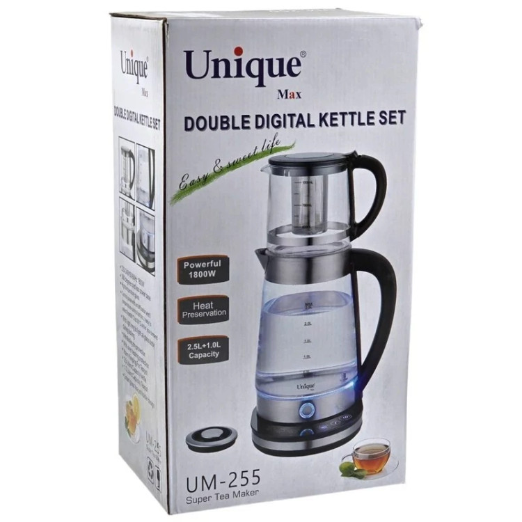 چای ساز روی هم یونیک مکس مدل UM-255