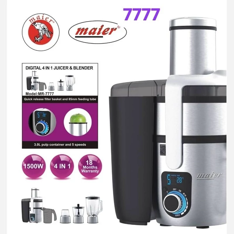 آبمیوه گیر 4 کاره مایر مدل MR-7777