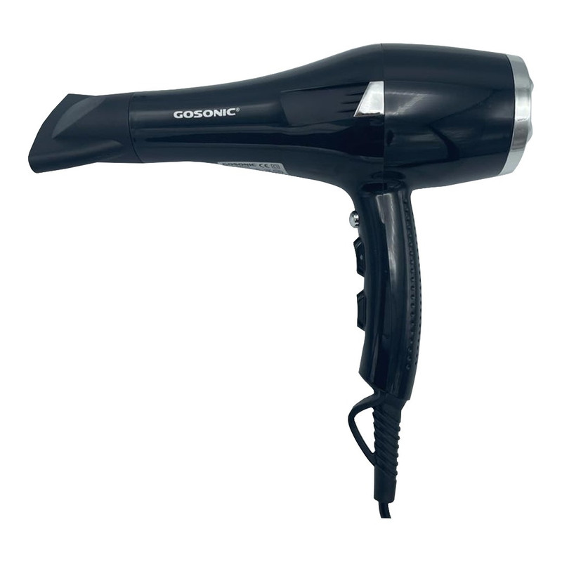 سشوار خانگی 2000 وات گوسونیک مدل GHD-251، موتور DC، وزن 1000 گرم، دارای سری متمرکز‌کننده باریک با ویژگی صاف‌کنندگی، حجم‌دهندگی، با قابلیت باد سرد