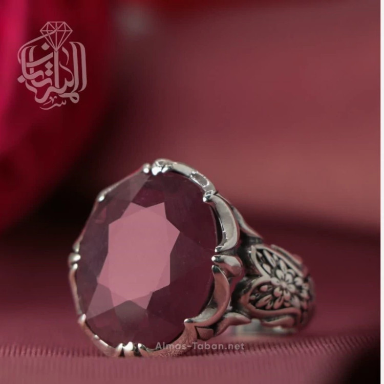 انگشتر مردانه یاقوت سرخ کد 2919