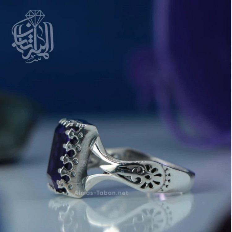 انگشتر مردانه آماتیست کد 2906