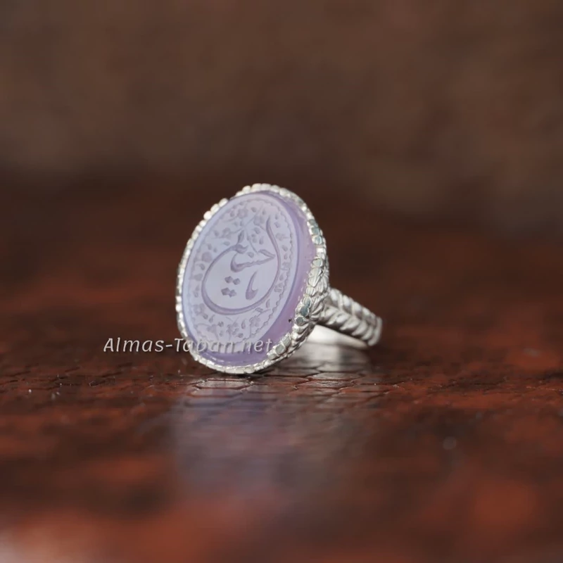 انگشتر زنانه عقیق کبود کد 730