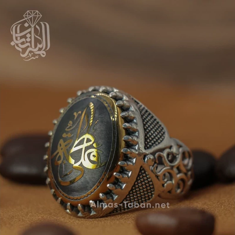 انگشتر مردانه حدید صینی کد 2827