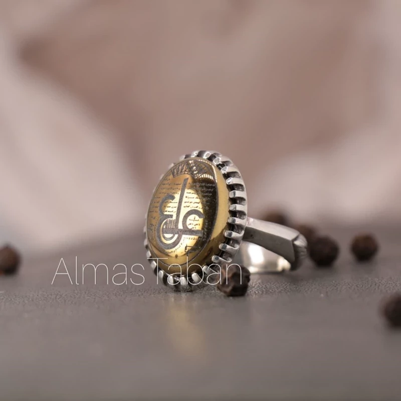 انگشتر مردانه حدید صینی کد 2800