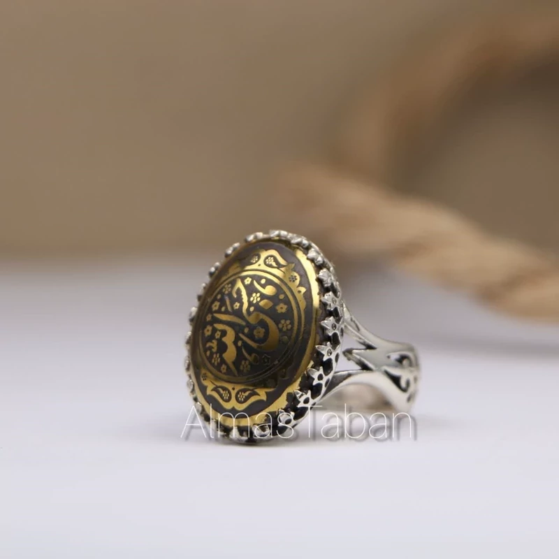 انگشتر مردانه حدید صینی کد 2739