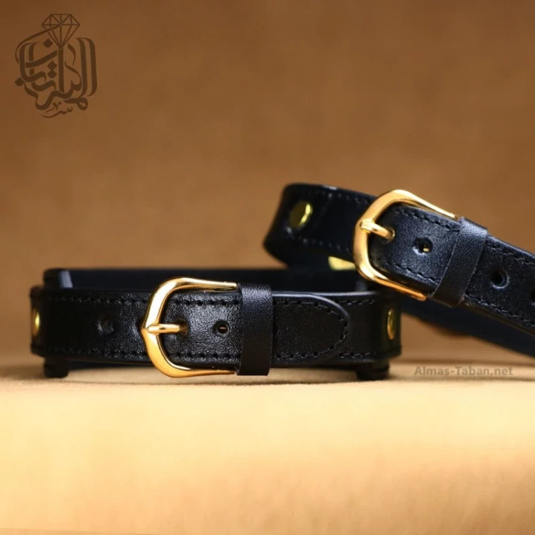 ست دستبند چرم زنانه و مردانه کد 2601