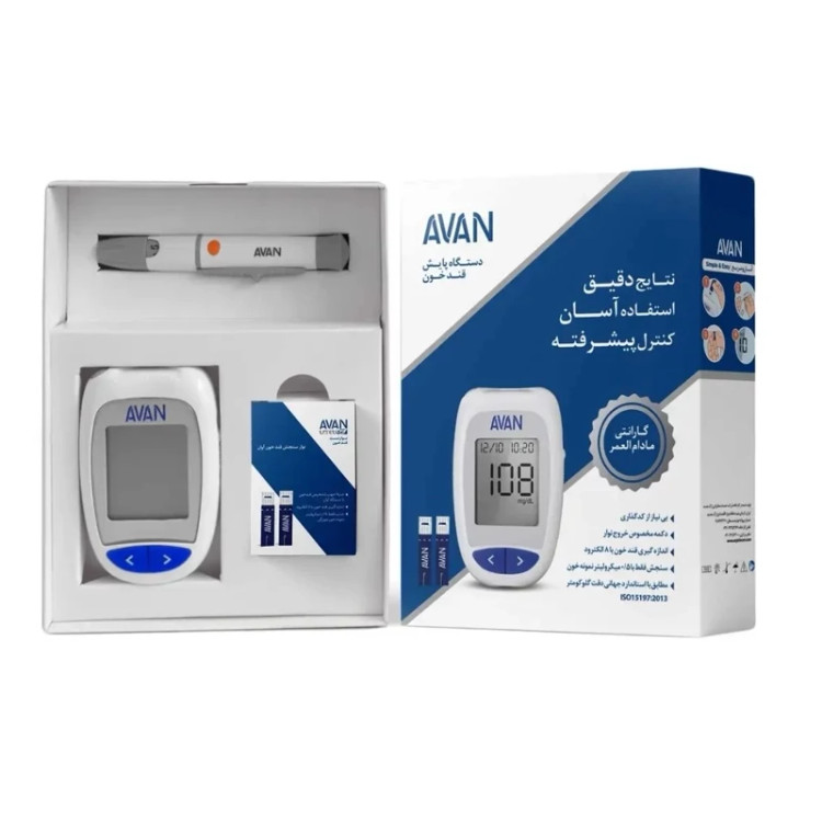 دستگاه قند خون اوان همراه 100 عدد نوار اضافه