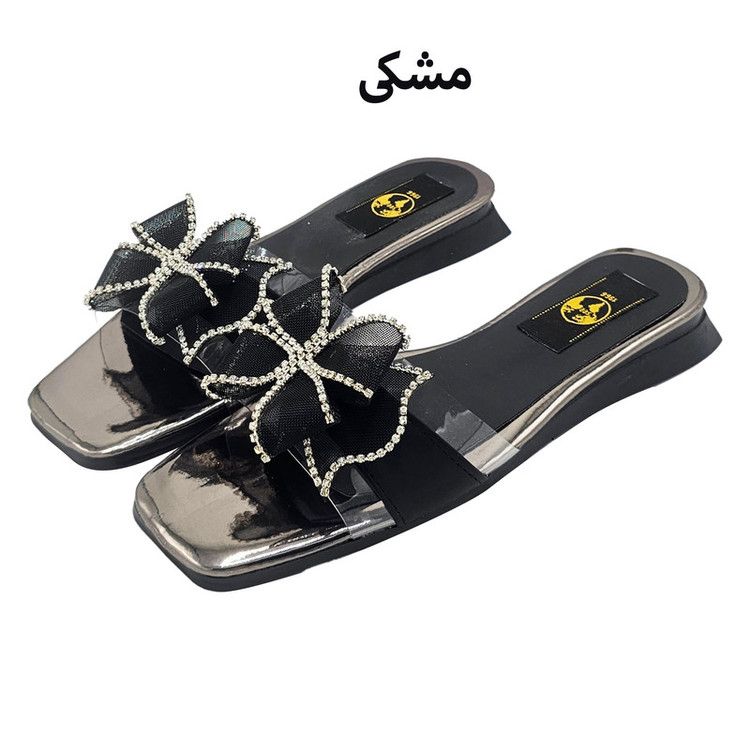 صندل زنانه سیی 1966 مدل پاپیون طلقی کد 2451