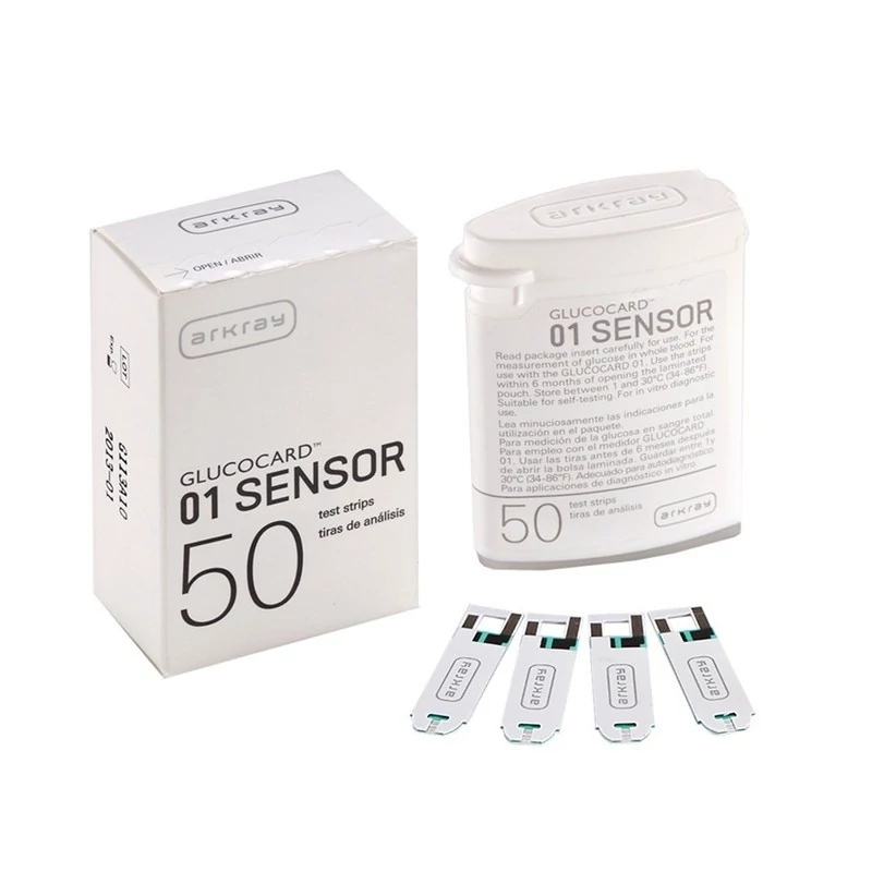 نوار تست قند گلوکارد 01 انقضا 31 5 2026 arkray Glucocard 01 sensor گلوکوکارد 01 صفر یک