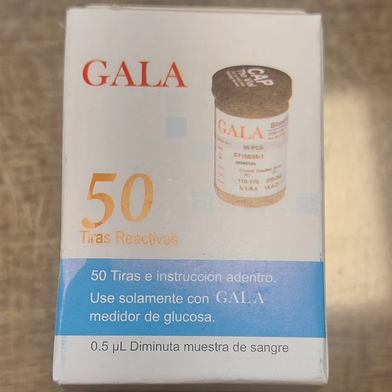 نوار تست قند گالا GALA انقضا 5 2027