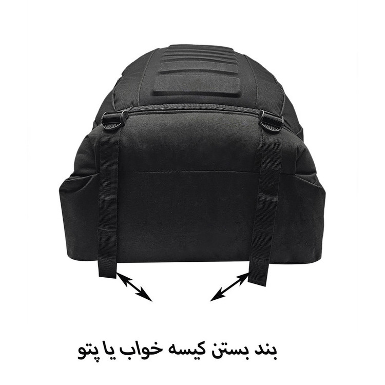 کوله پشتی سیی 1966 مدل کرکره ای کلاسیک کد 2217