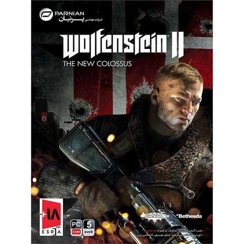 بازی کامپیوتر Wolfenstein II The New Colossus PC 5DVD9