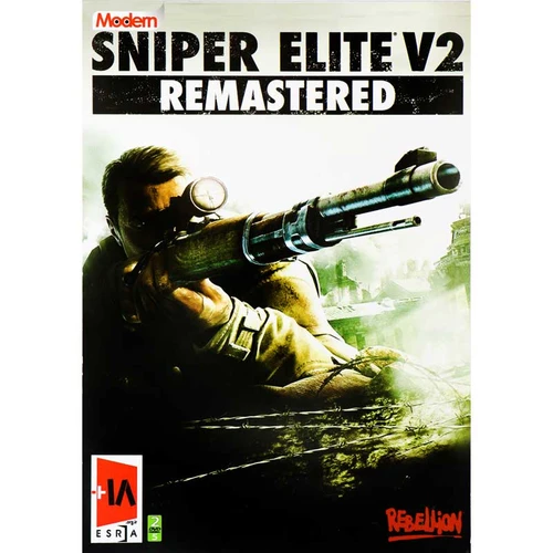 بازی کامپیوتر Sniper Elite V2 Remastered PC 2DVD مدرن