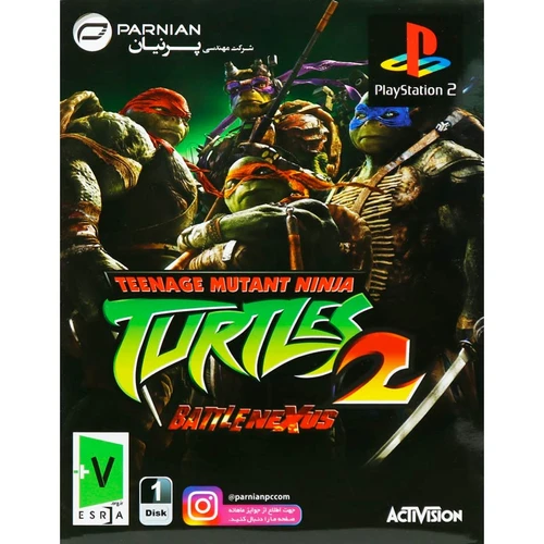 بازی پلی استیشن 2 Teenage Mutant Ninja Turtles 2 Battle Nexus PS2 پرنیان