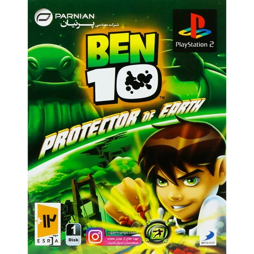 بازی پلی استیشن 2 Ben 10 Protector of Earth PS2 پرنیان