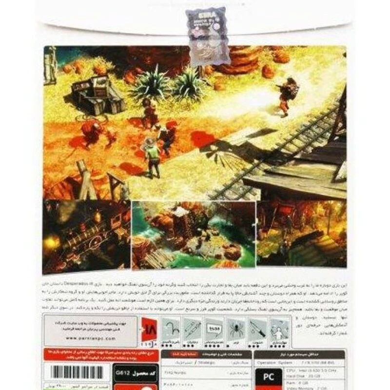 بازی کامپیوتری Desperados III PC 1DVD9 پرنیان