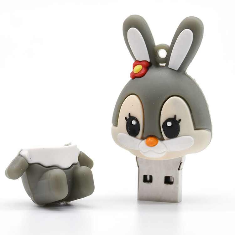 فلش مموری طرح خرگوش نشسته مدل UL-rabbit02 ظرفیت 32 گیگابایت