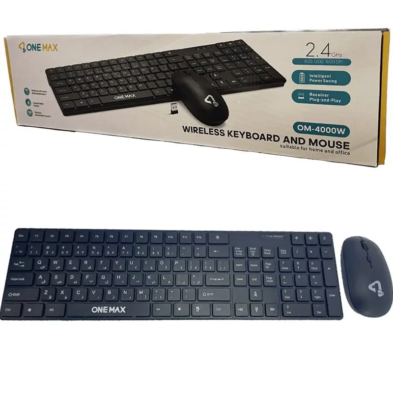 کیبورد و موس وان مکس بیسیم مدل ONEMAX-4000W