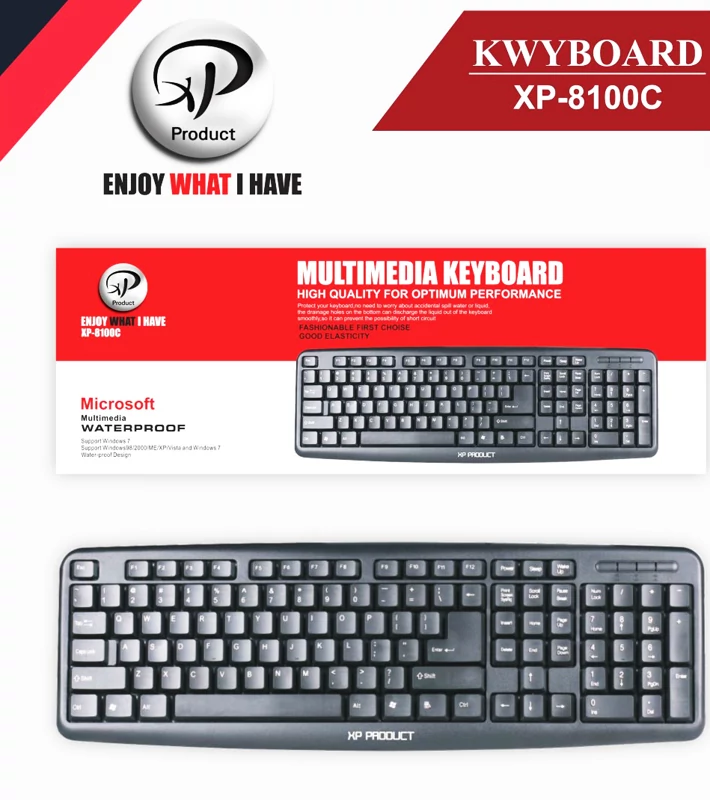 کیبرد سیم دار اکس پی xp -8100 C