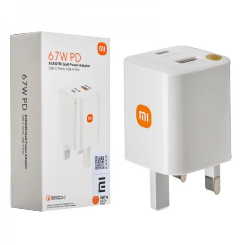 شارژر دیواری 67W وات 2 پورت کابل تایپ سی شیائومی (Xiaomi) مدل MDY-K50-EF کپی