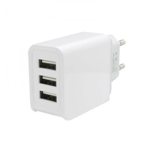 شارژر دیواری 3 پورت کابل اندروید تسکو (TSCO) مدل TTC 59