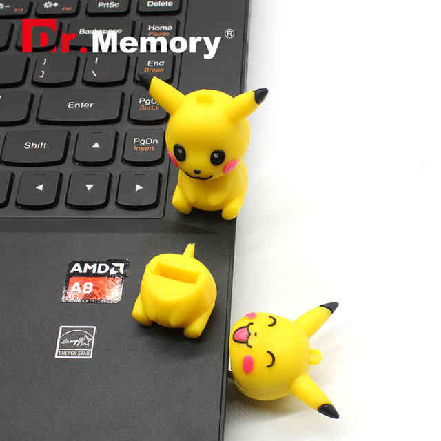 فلش مموری Usb 2.0 اولتیتا مدل پوکمون زرد ظرفیت 128 گیگابایت