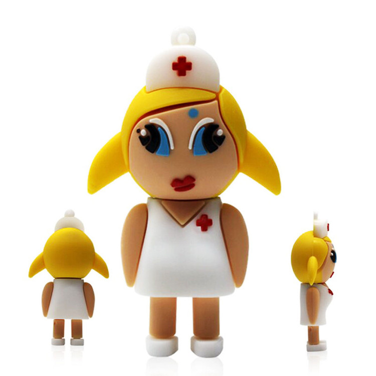 فلش مموری طرح دختر پرستار مدل UL-Nurse ظرفیت 32 گیگابایت