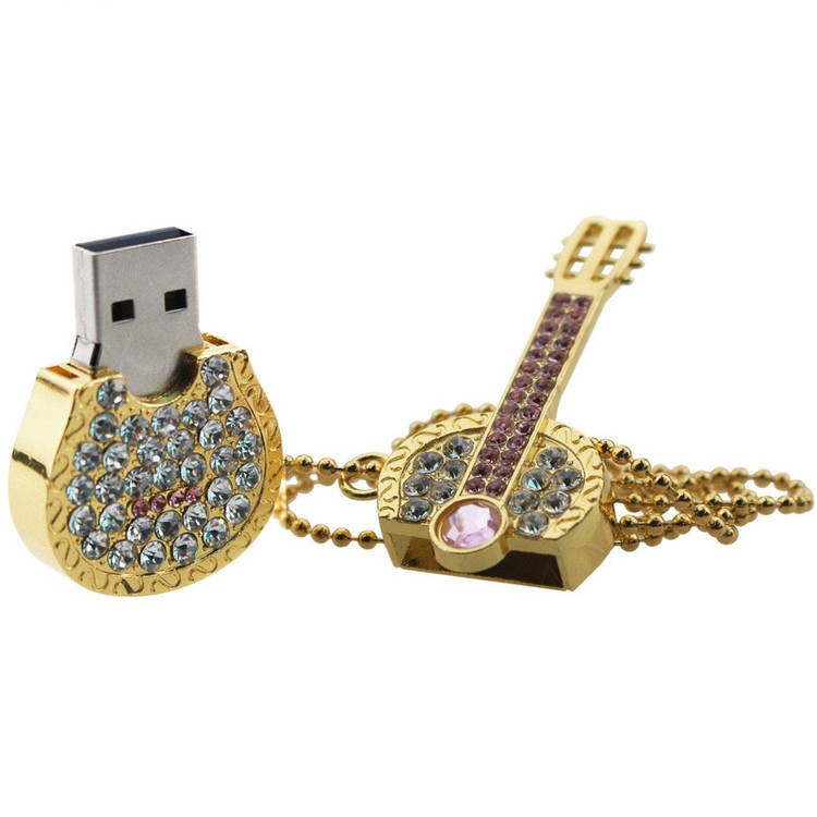 فلش مموری Usb 2.0 اولتیتا مدل گیتار فلزی ظرفیت 128 گیگابایت