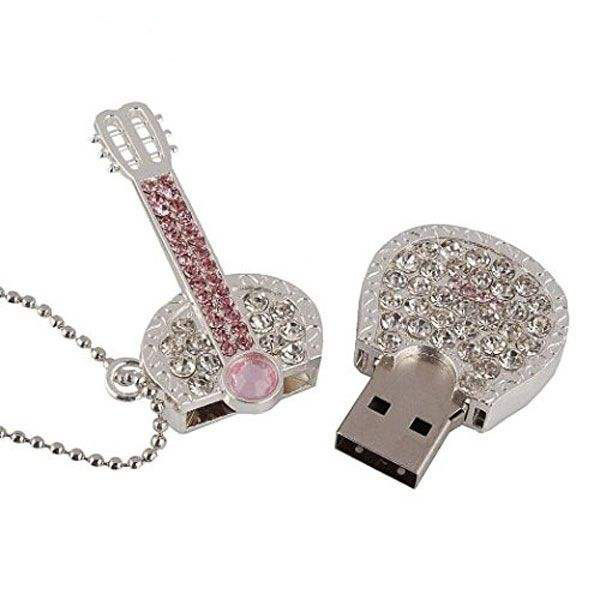 فلش مموری Usb 2.0 اولتیتا مدل گیتار فلزی ظرفیت 128 گیگابایت