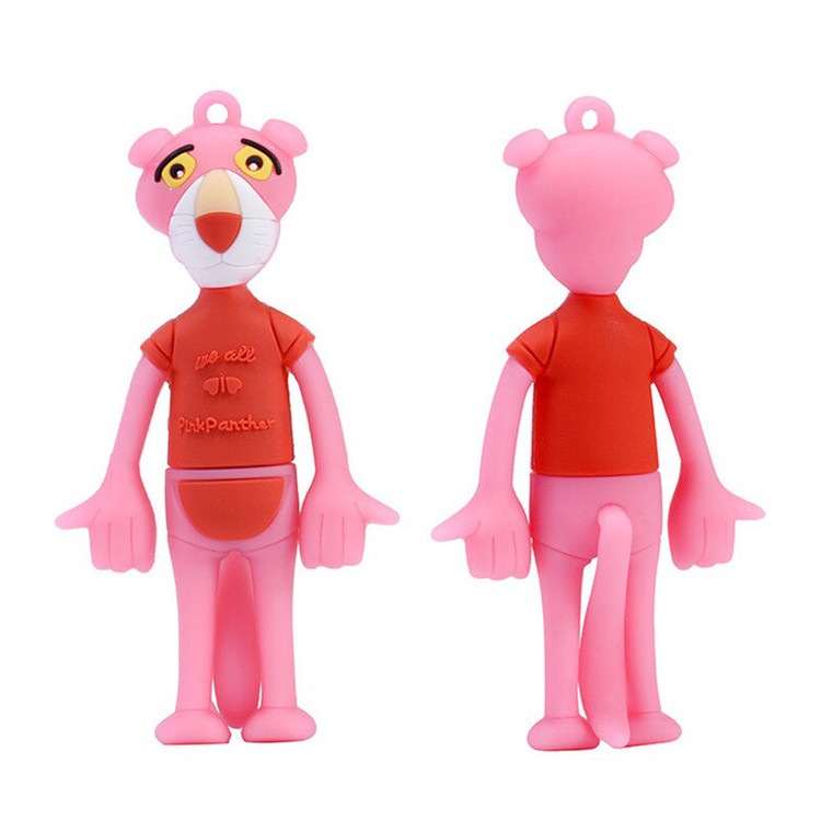 فلش مموری طرح پلنگ صورتی مدل UL-Pink Panther ظرفیت 16 گیگابایت