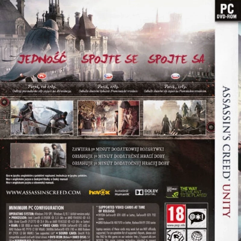 بازی کامپیوتری اساسین کرید یونیتی Assassin s Creed Unity مدل 1