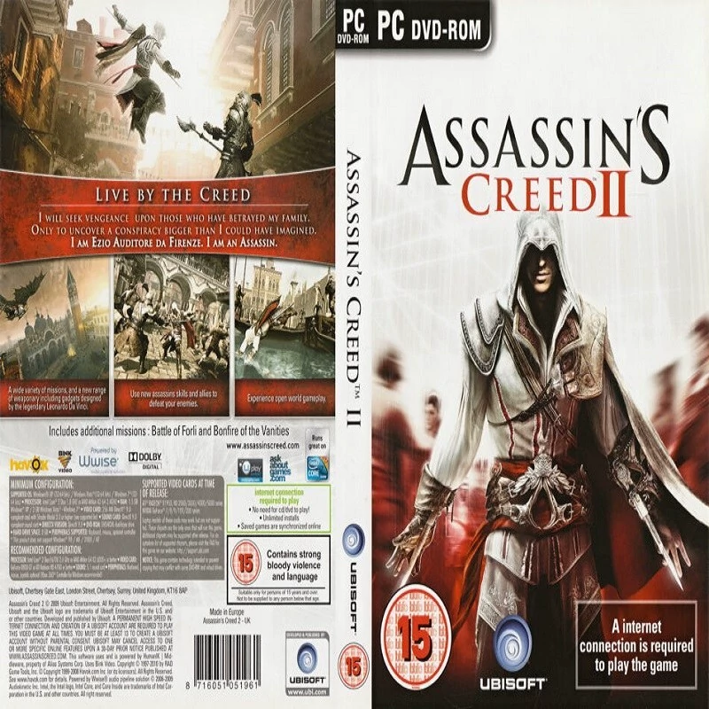 بازی کامپیوتری assassins creed 2 مدل 1