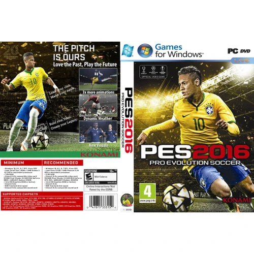 بازی کامپیوتر فوتبال تکاملی حرفه ای 2016 گزارش فارسی Pro Evolution Soccer 2016