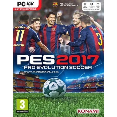 بازی کامپیوتر فوتبال تکاملی حرفه ای 2017 گزارش فارسی Pro Evolution Soccer 2017