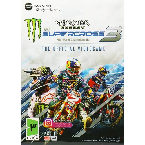 بازی کامپیوتر Supercross FIM World Championship PC 1DVD9 پرنیان