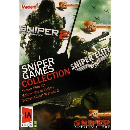 بازی کامپیوتر Sniper Games Collection PC 2DVD مدرن