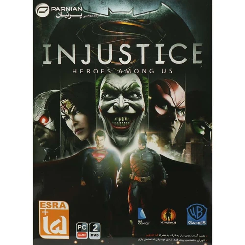 بازی کامپیوتر Injustice Heroes Among Us PC 2DVD پرنیان