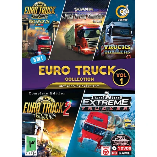 بازی کامپیوتر Euro Truck Collection Vol.1 PC 1DVD9 گردو